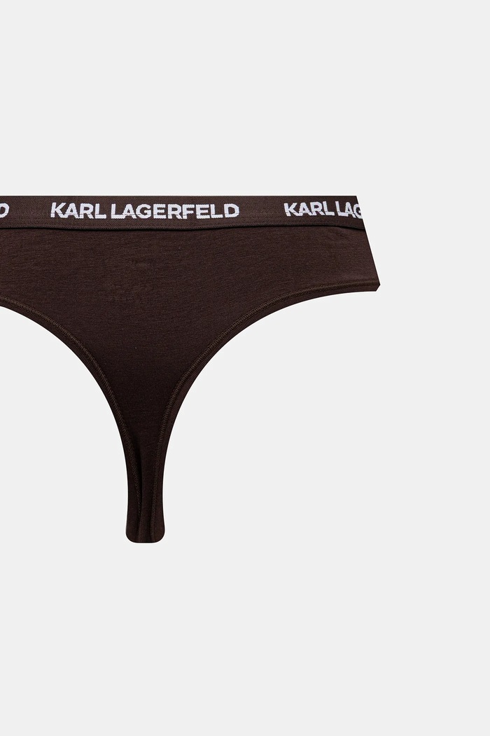 Karl Lagerfeld tangá dámske bavlnené s elastanom 7-pak B1W47016