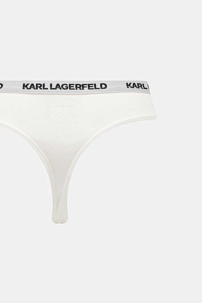Karl Lagerfeld tangá dámske bavlnené s elastanom 7-pak B1W47016