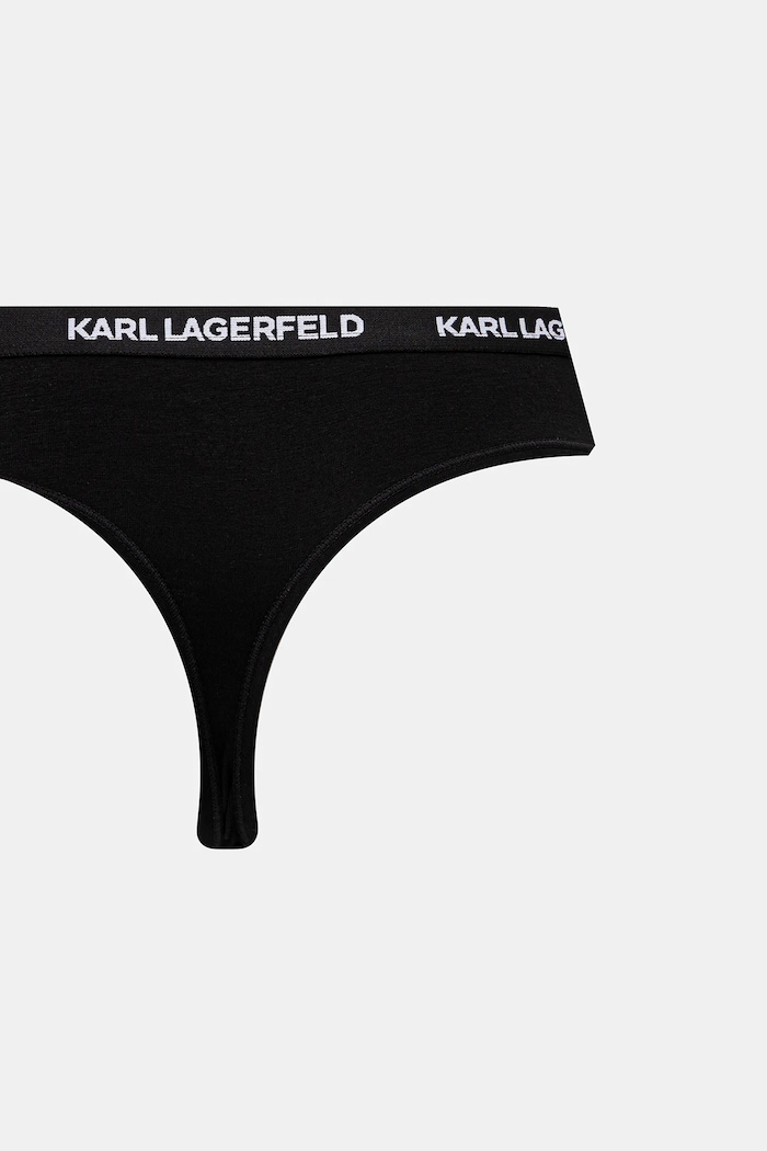 Karl Lagerfeld tangá dámske bavlnené s elastanom 7-pak B1W47016