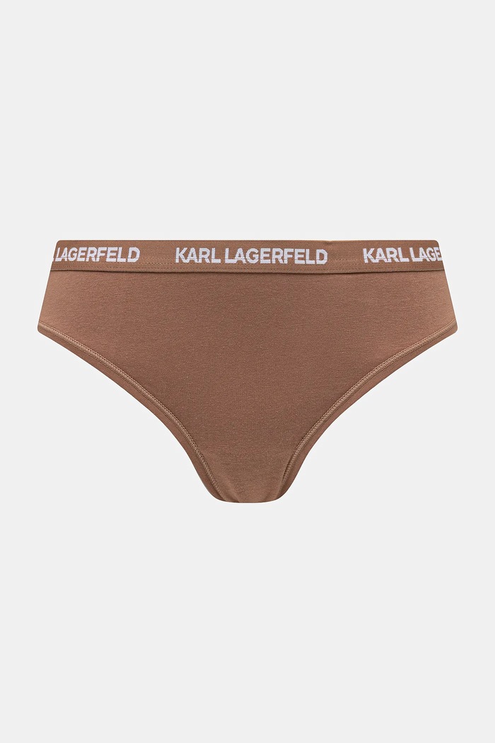 Karl Lagerfeld tangá dámske bavlnené s elastanom 7-pak B1W47016 červená