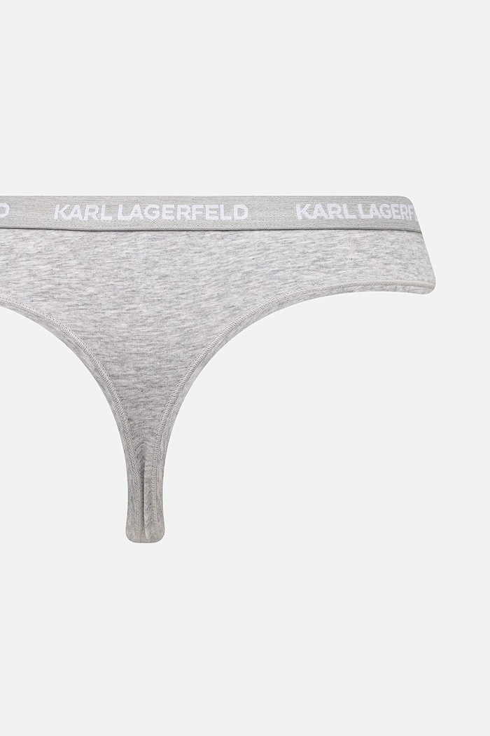 Karl Lagerfeld tangá dámske s bavlnou 3-pack B1W47031