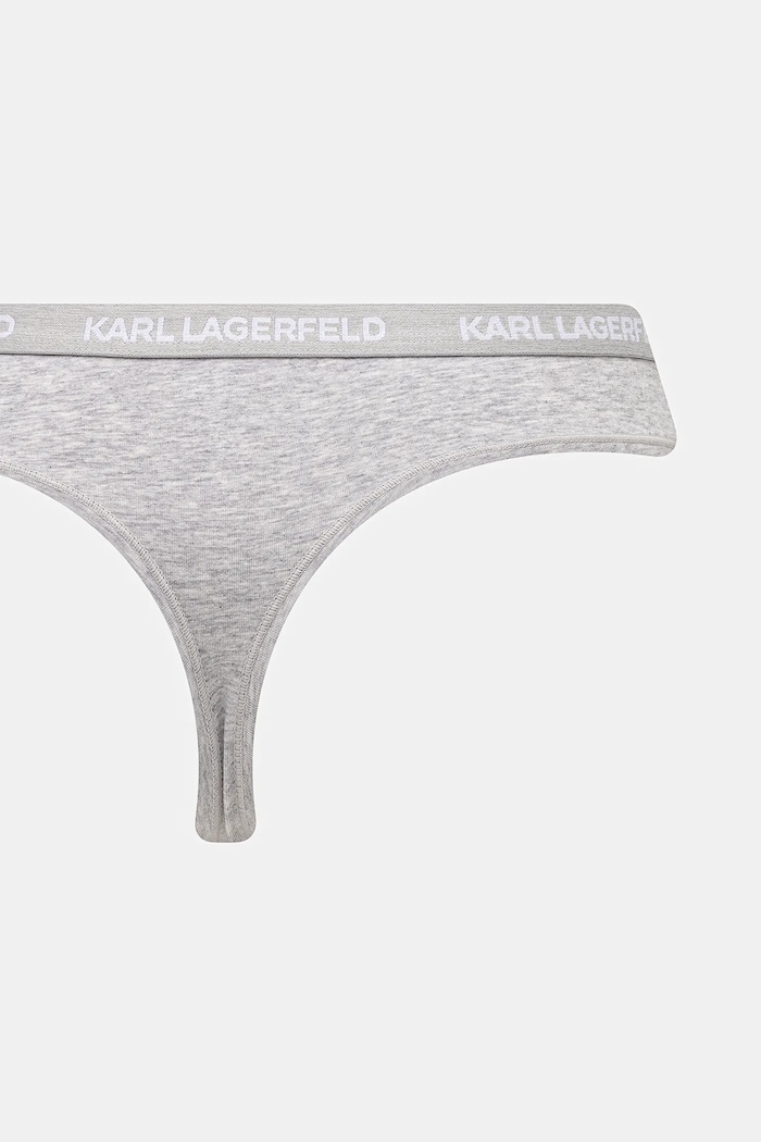 Karl Lagerfeld tangá dámske s bavlnou 3-pack B1W47031