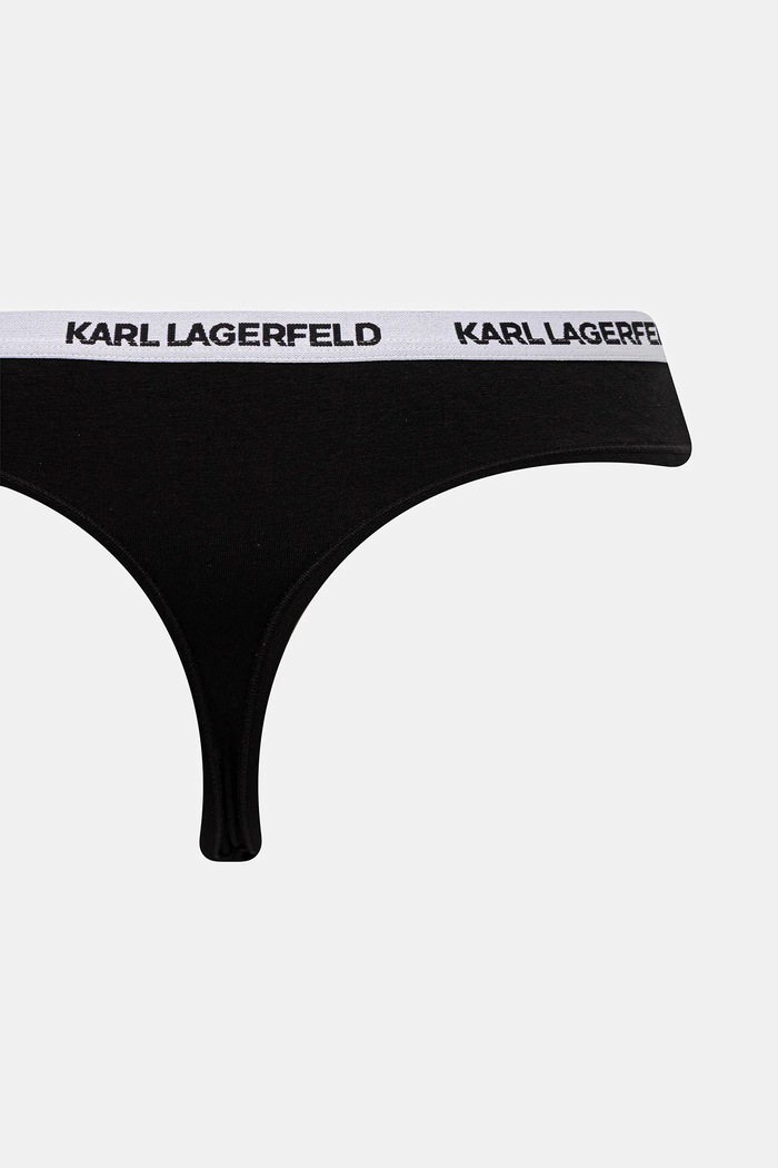 Karl Lagerfeld tangá dámske s bavlnou 3-pak B1W47031
