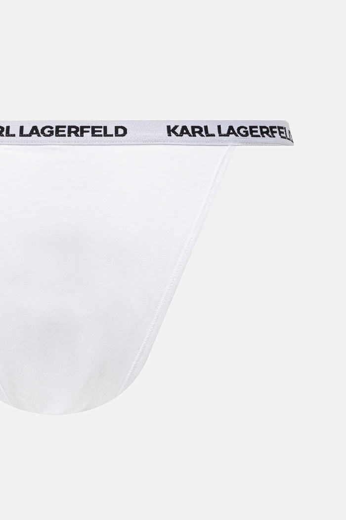 Nohavičky Karl Lagerfeld 3-pak B1W47032 biela
