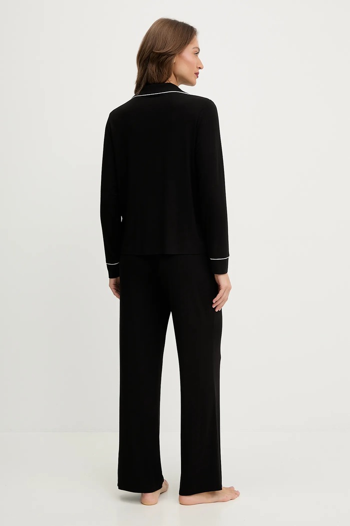 Pyžamo Karl Lagerfeld černá B1W45010