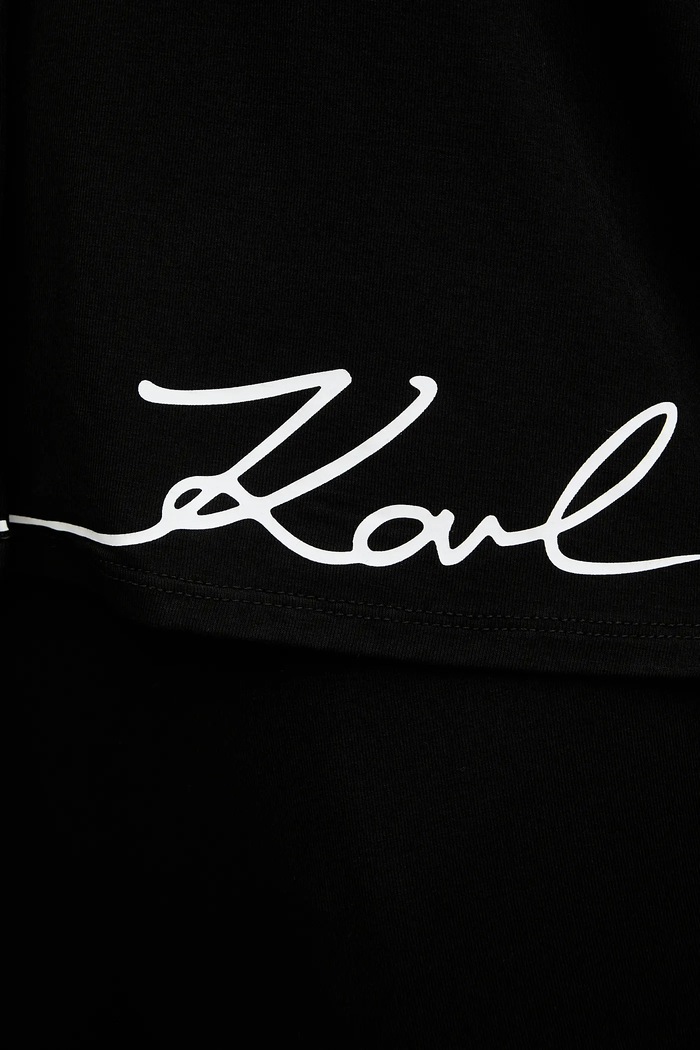 Pyžamo Karl Lagerfeld B1W45010 černá