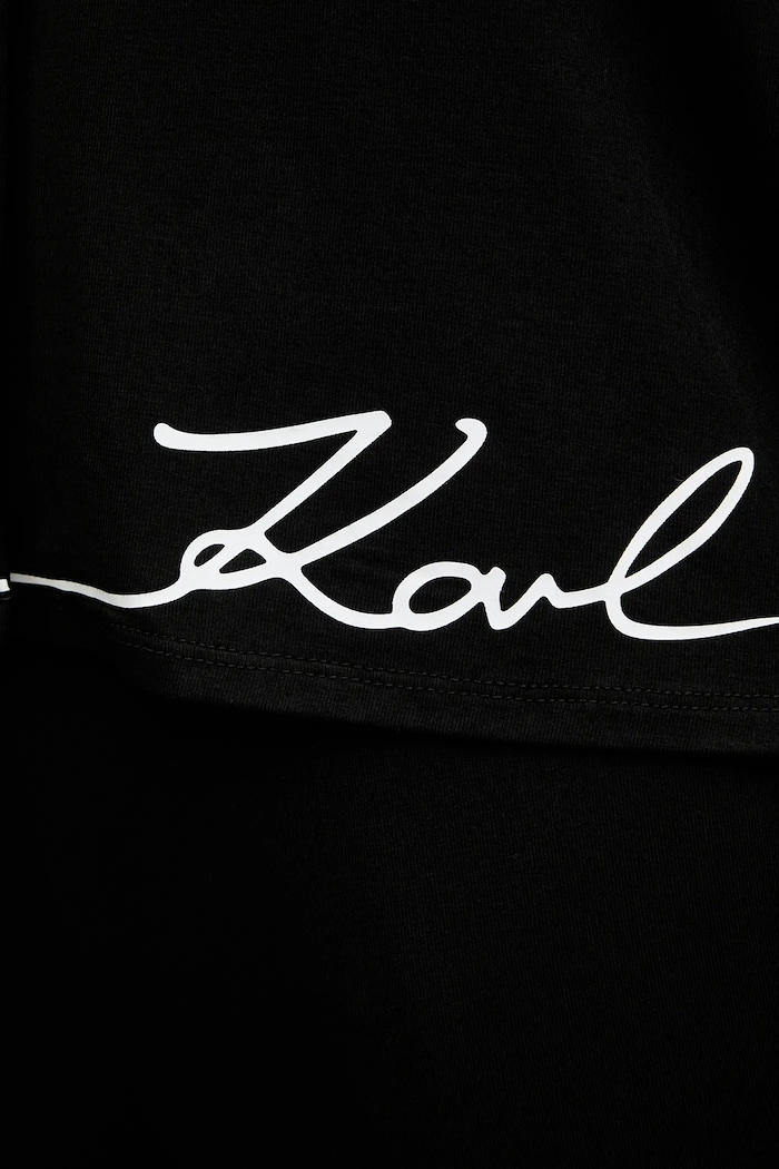 Pyžamo Karl Lagerfeld B1W45010 černá