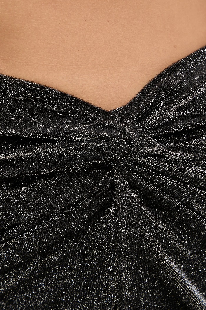 Φούστα παραλίας Karl Lagerfeld γκρί B1W46017