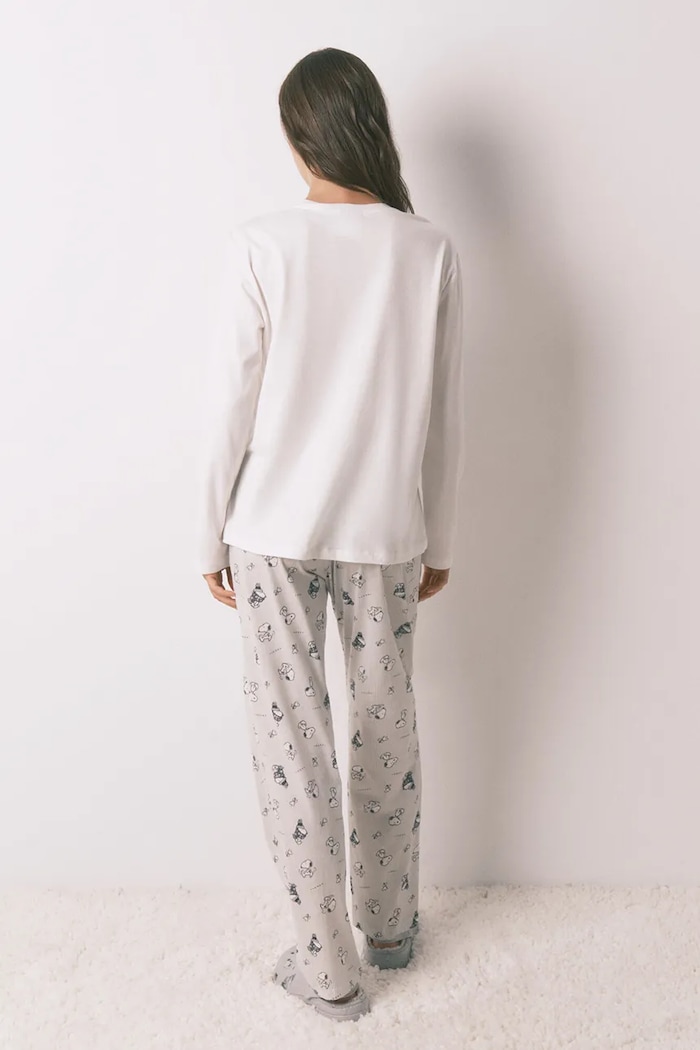 women'secret piżama SNOOPY 3132161 beżowy SS26