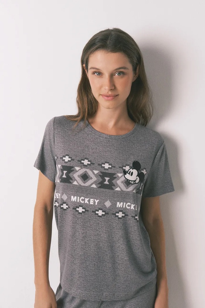Odzież women'secret piżama MICKEY 3132168 szary
