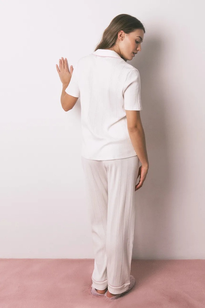 women'secret pamut pizsama szett 3132250 bézs SS26