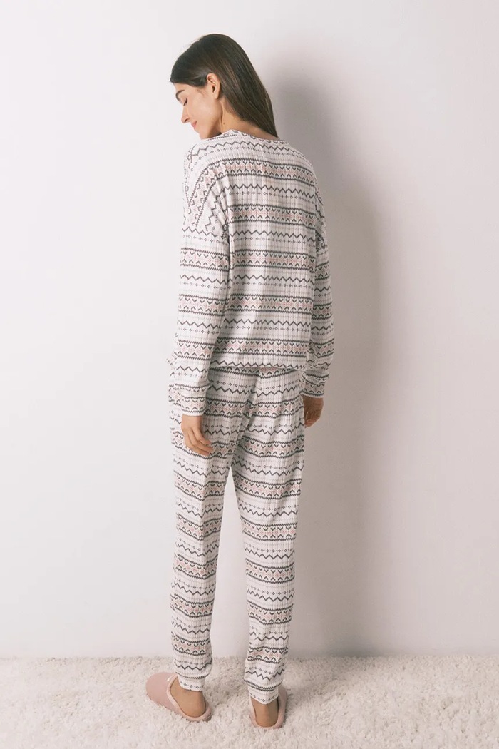 women'secret compleu pijama 3132261 alb SS26
