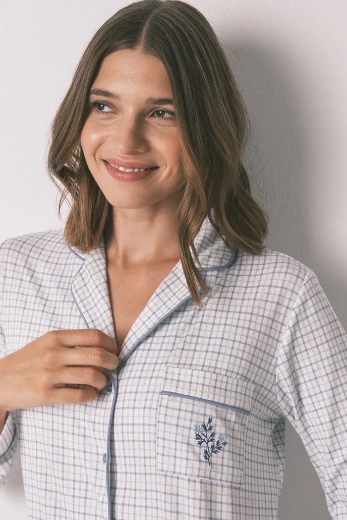 Pyžamový komplet women'secret modrá 3592443