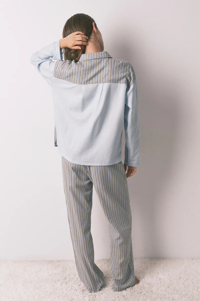 Pyžamo women'secret 3592479 modrá SS26
