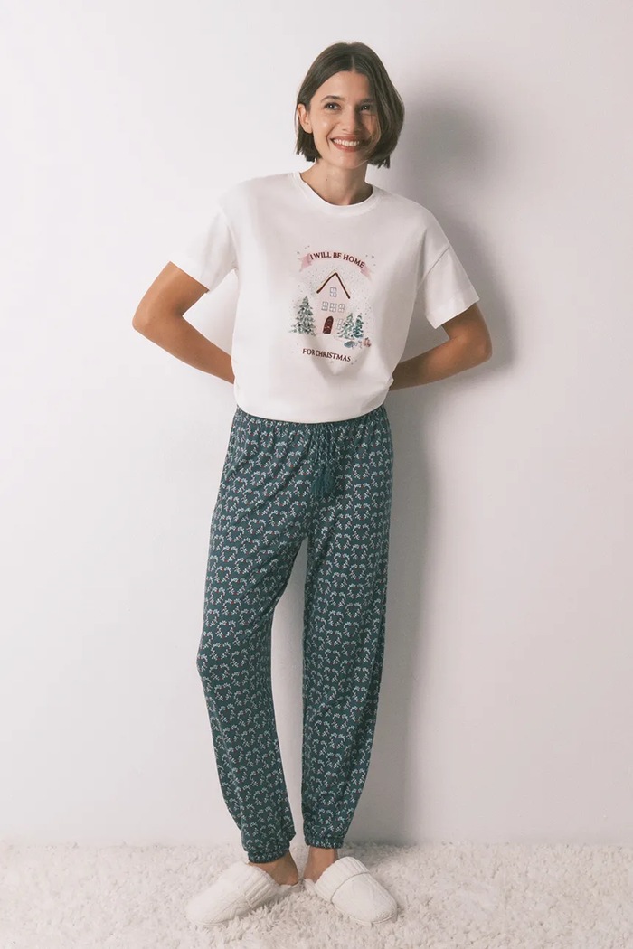 women'secret pizsama együttes 3702294 zöld SS26