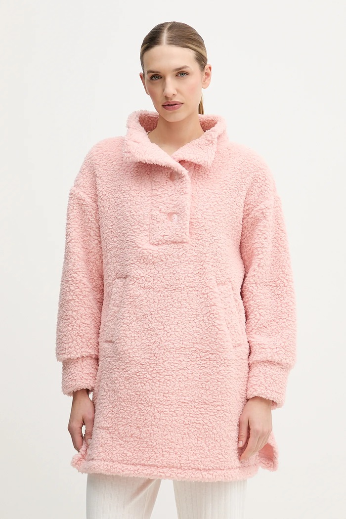 Pyžamová mikina women'secret vrchní růžová 4412220