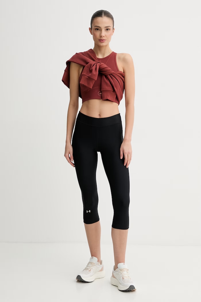 adidas by Stella McCartney sportovní podprsenka JY8136 hnědá SS26