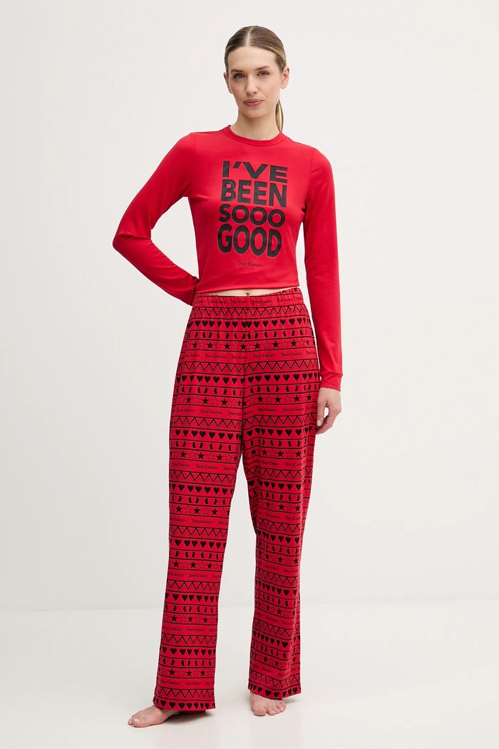 Pidžama Juicy Couture pletivo crvena JCYPJ126851.894