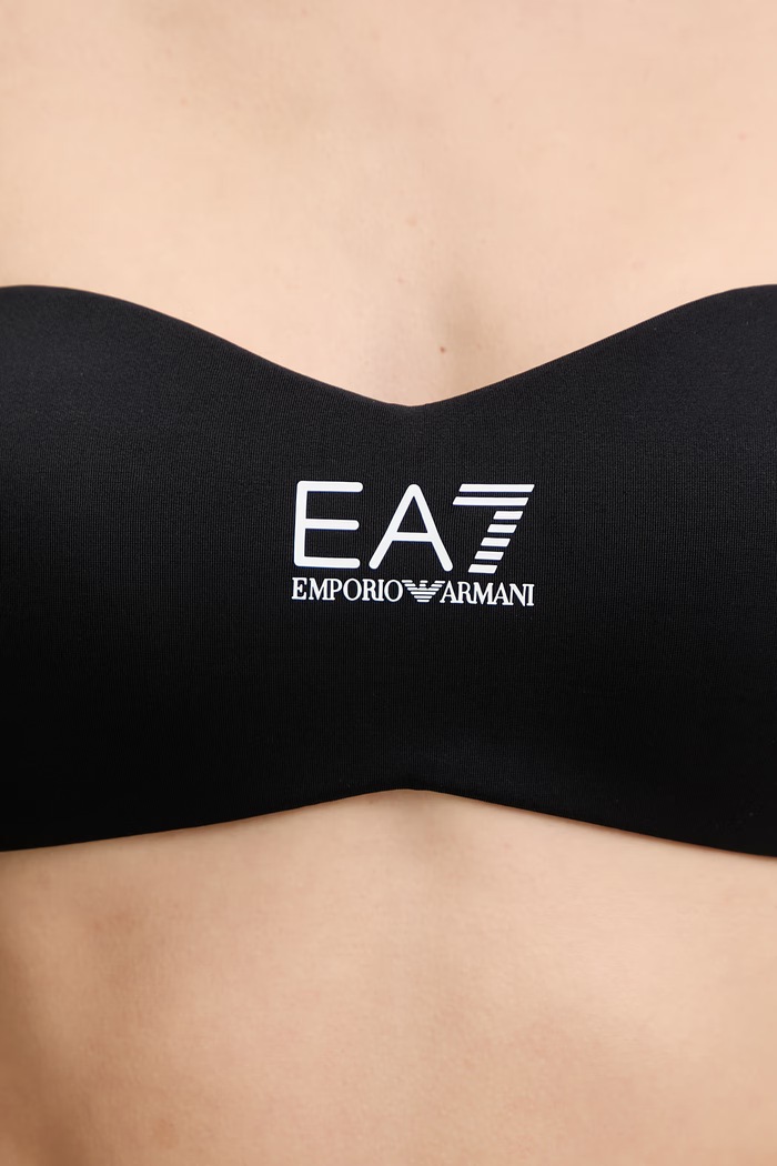 EA7 Emporio Armani dwuczęściowy strój kąpielowy AF20663.7W000319 czarny