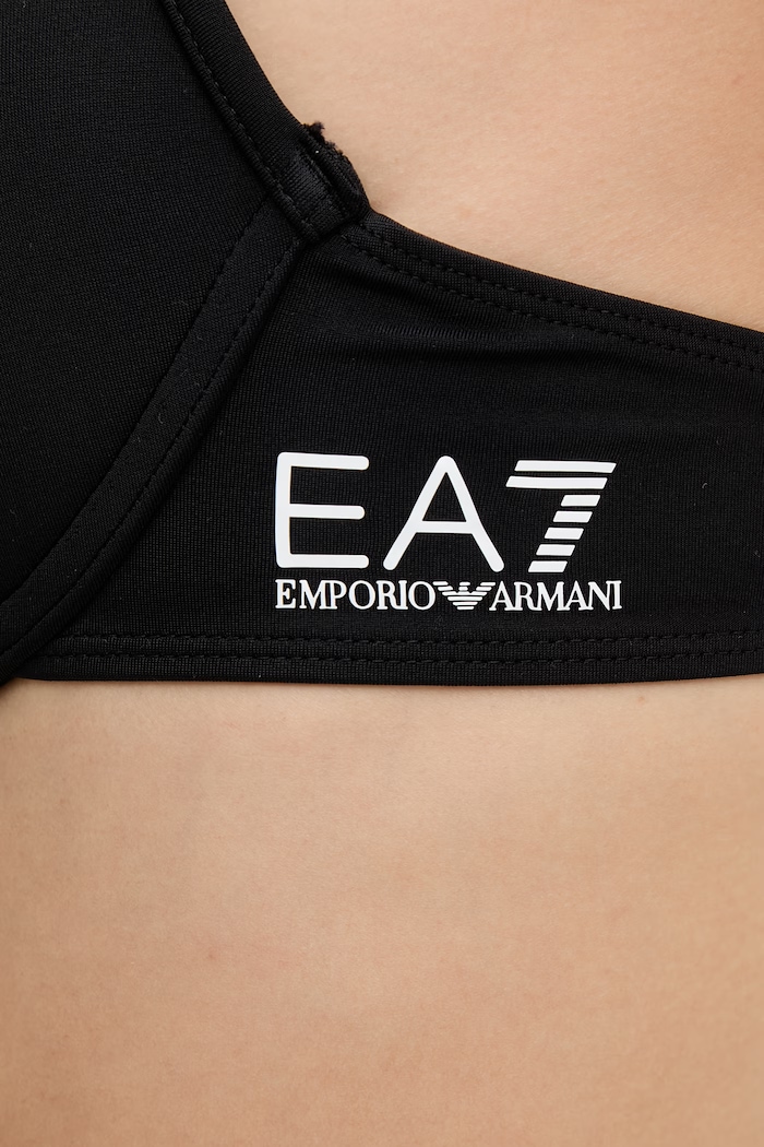 EA7 Emporio Armani strój kąpielowy dwuczęściowy damski AF20663.7W000320 czarny