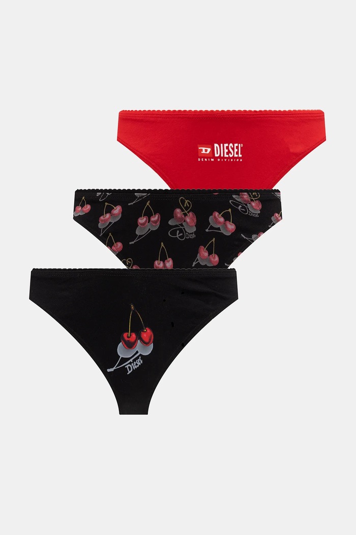 Tanga Diesel UFPN-PUNCHY 3-pack tanga červená A12018.0PLCY