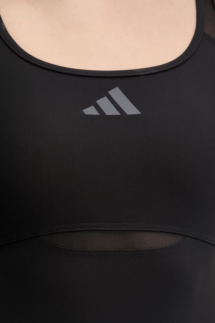 adidas Performance costum de baie dintr-o bucată Lanelux negru JZ5813