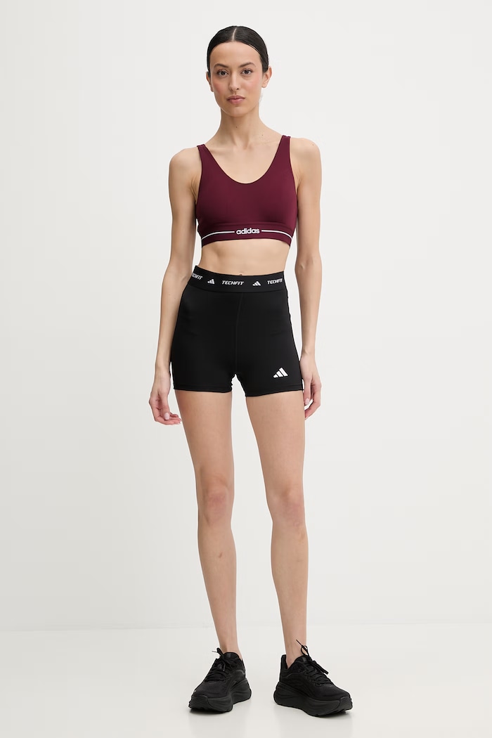 Športová podprsenka adidas Performance KC7668 burgundské SS26