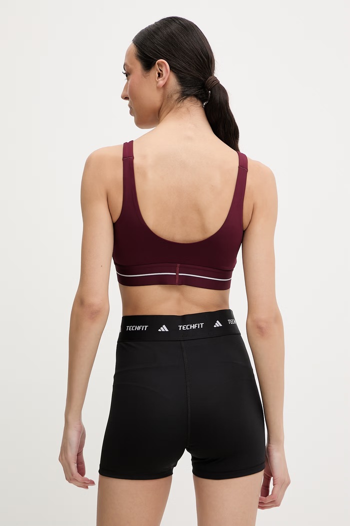 Oblečenie Športová podprsenka adidas Performance KC7668 burgundské