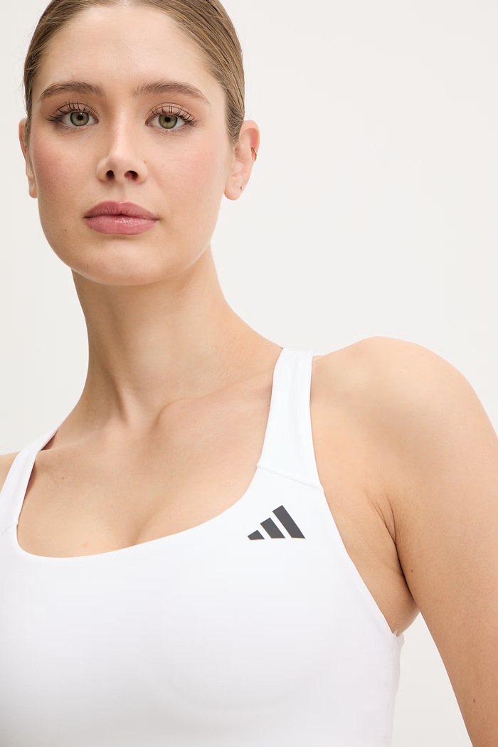 Športová podprsenka adidas Performance Optime biela KD6685