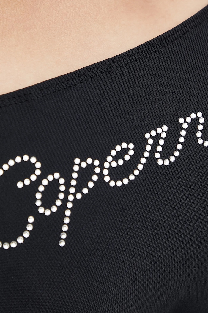 Coperni chiloti de baie Crystal Logo negru COPSW03F5021B