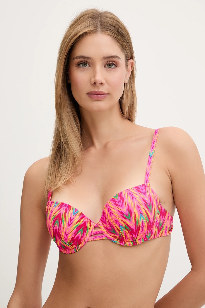 Chantelle bikini felső enyhén merevített rózsaszín C22JN9