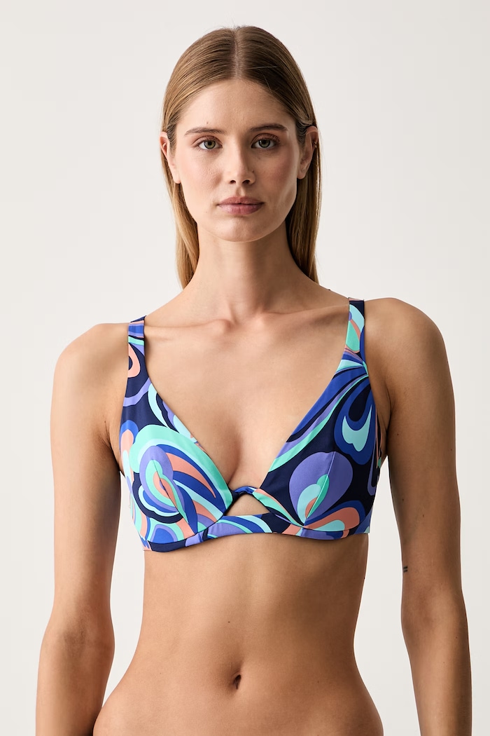 Chantelle sutien de baie pentru femei albastru C1A7MA