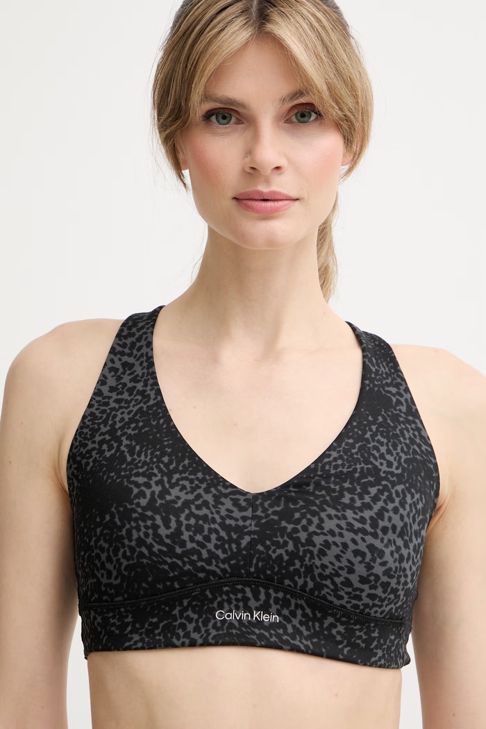 Calvin Klein Performance športová podprsenka sivá LVGWF5K148