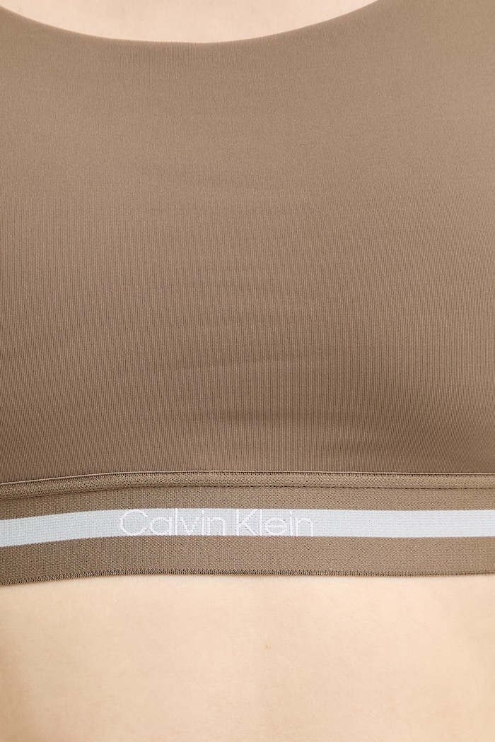Calvin Klein Performance športová podprsenka LVGWS6K346 hnedá