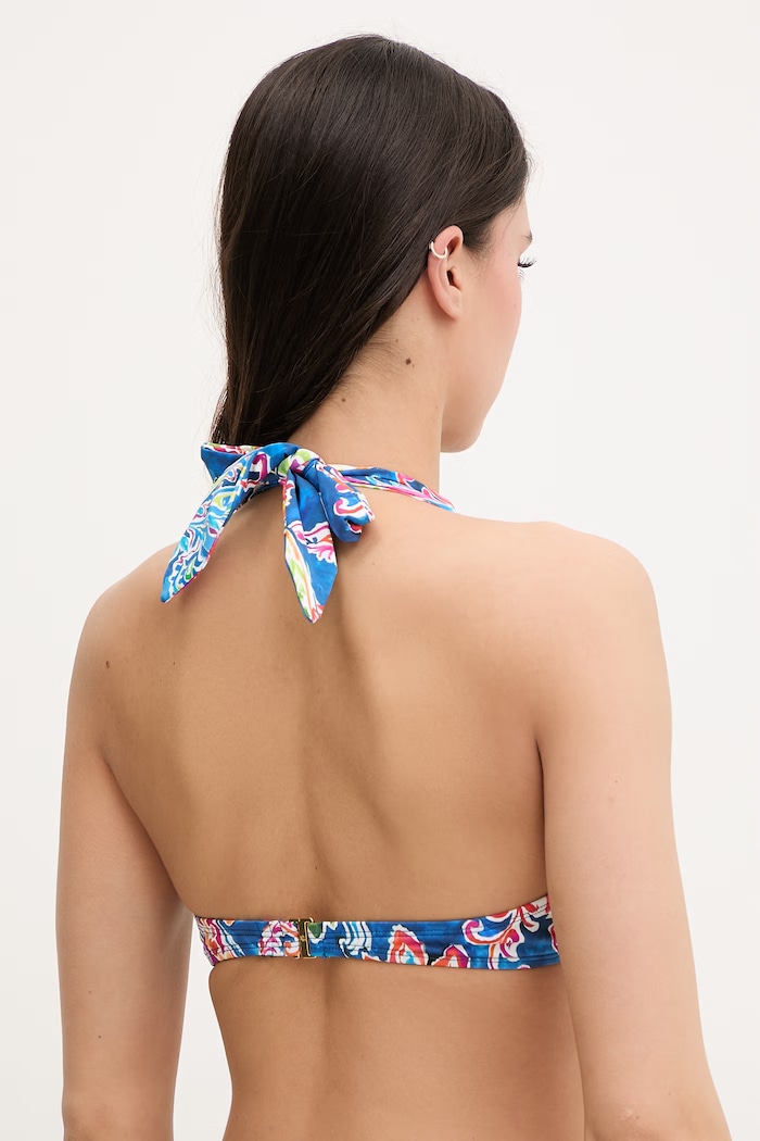 Oblečenie Lauren Ralph Lauren dámska plavková podprsenka 20639004 tmavomodrá