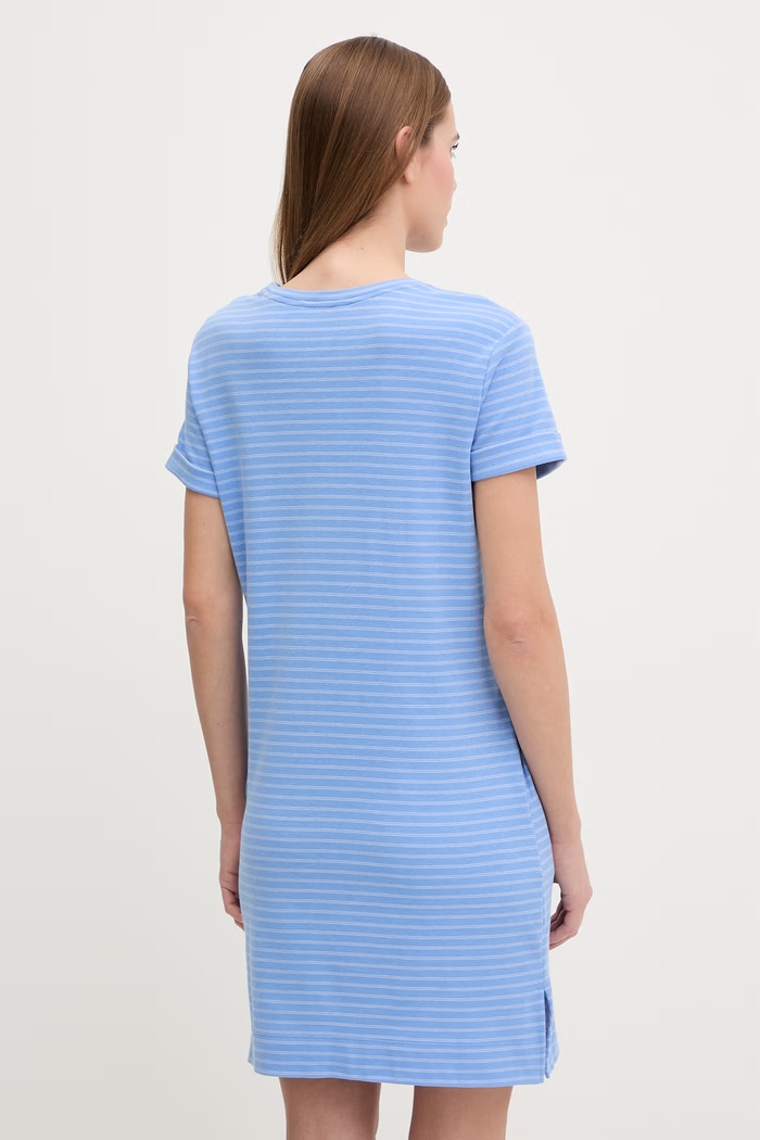 Nočná košeľa Lauren Ralph Lauren ILN22492 modrá SS26