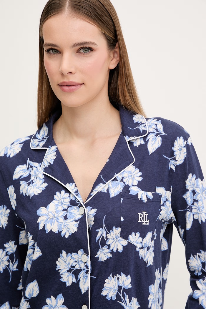 Îmbrăcăminte Lauren Ralph Lauren cămașă de noapte ILN32491 bleumarin