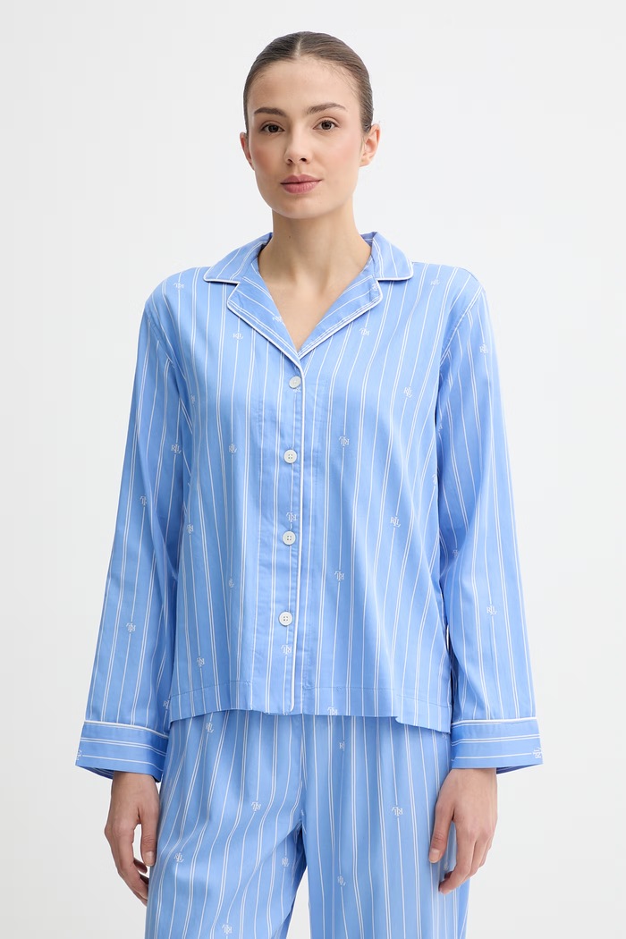 Lauren Ralph Lauren Пижама из двух частей для женщин голубой ILN92490
