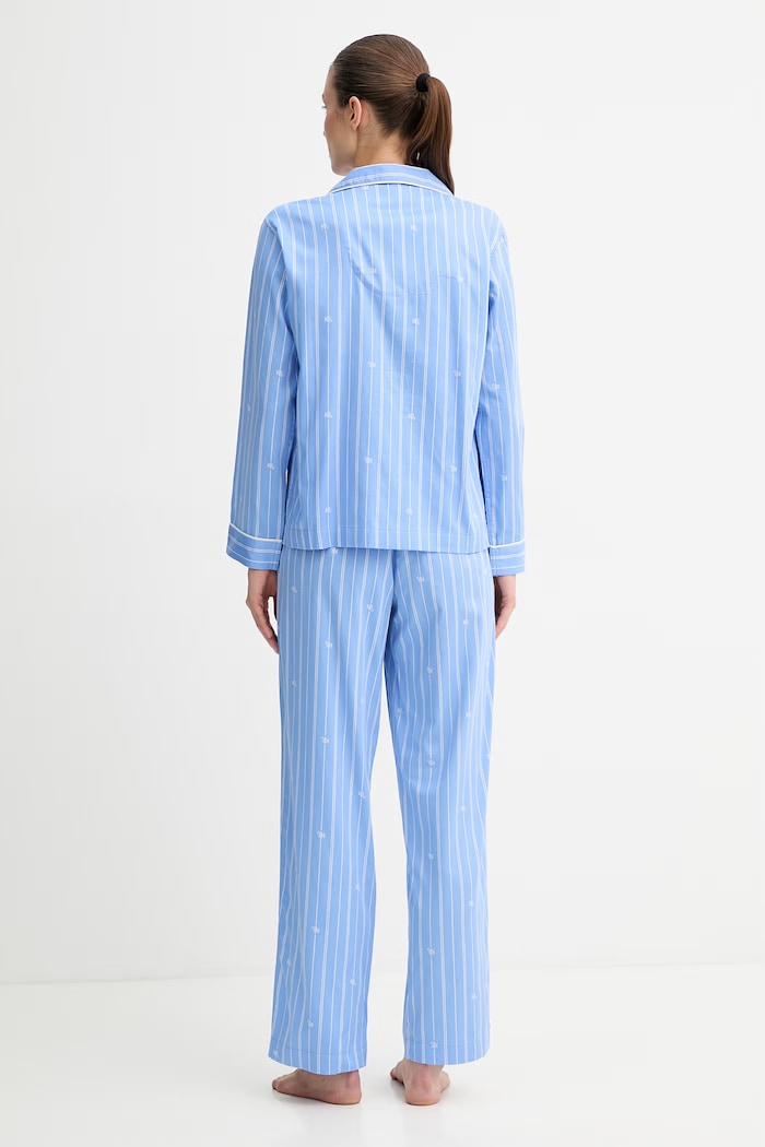 Одежда Lauren Ralph Lauren Пижама из двух частей для женщин ILN92490 голубой