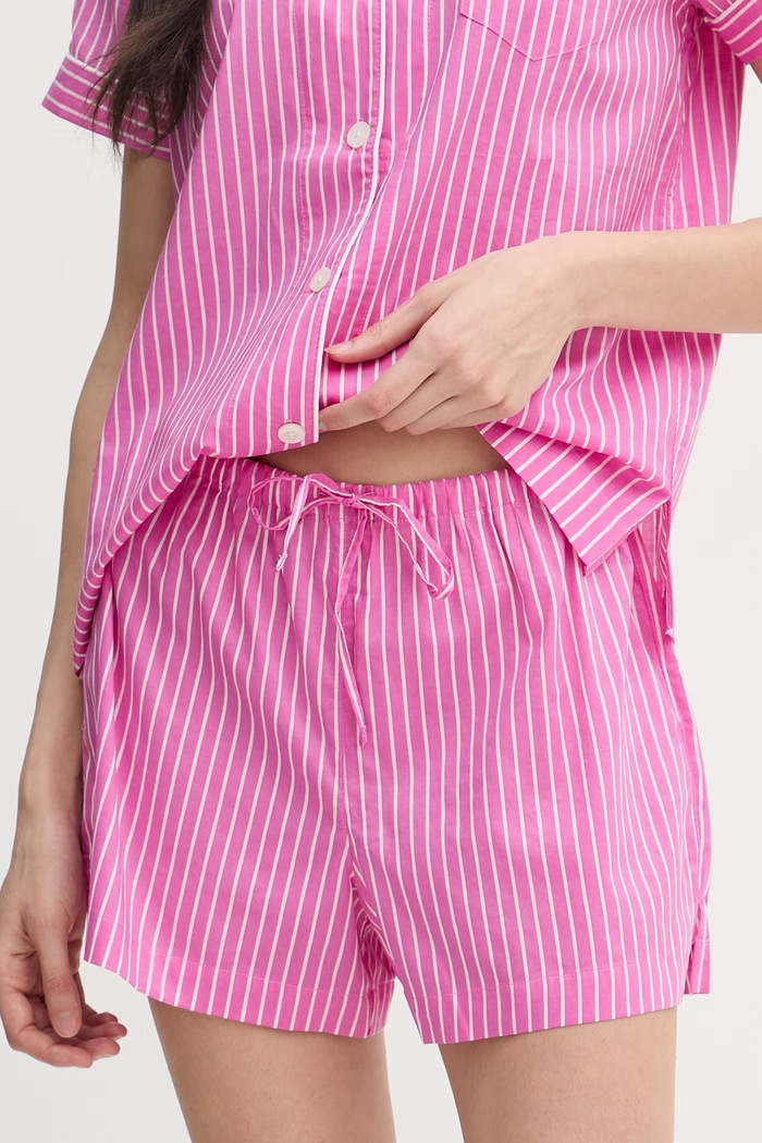 Odzież Lauren Ralph Lauren piżama dwuczęściowa damska z bawełną ILN12506 różowy