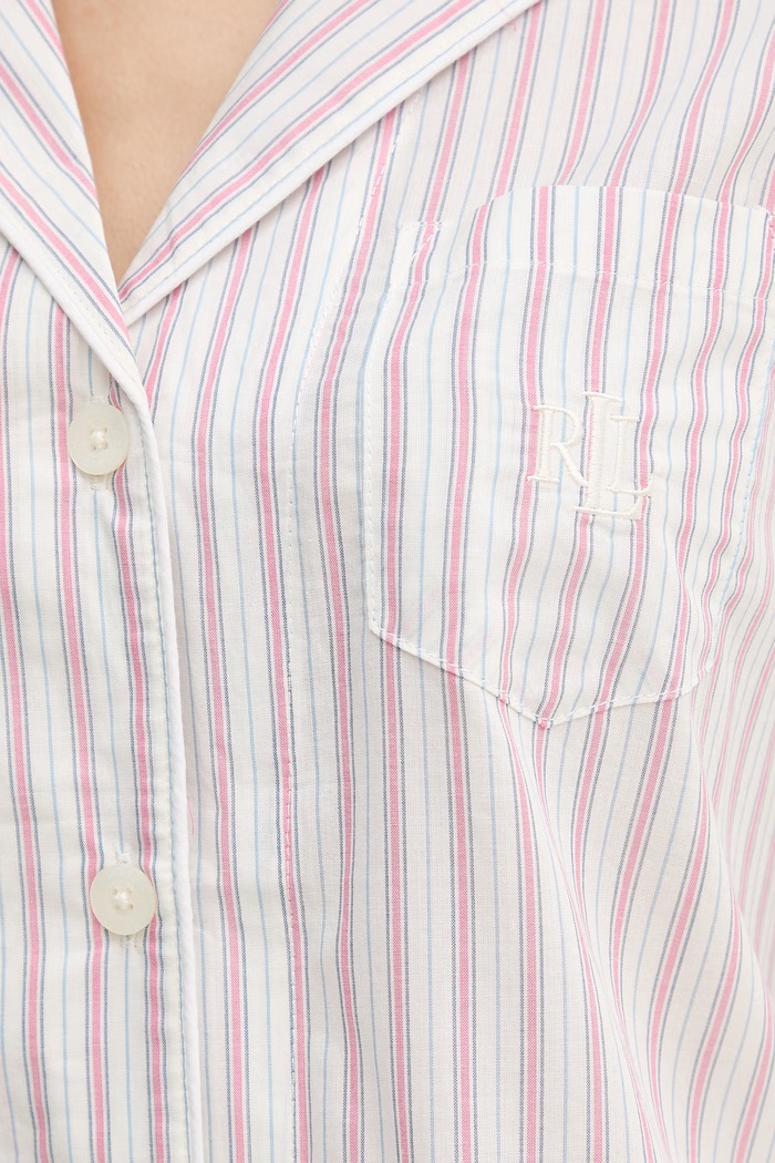 Lauren Ralph Lauren piżama dwuczęściowa damska z bawełny ILN12516