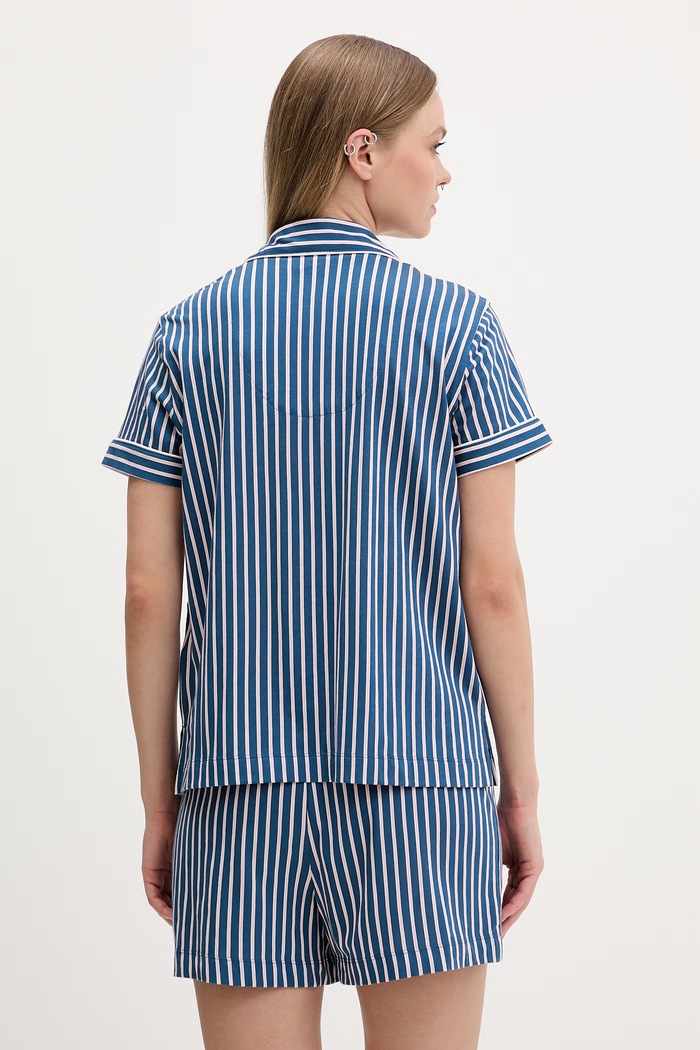 Lauren Ralph Lauren piżama dwuczęściowa damska z wiskozą granatowy ILN12519