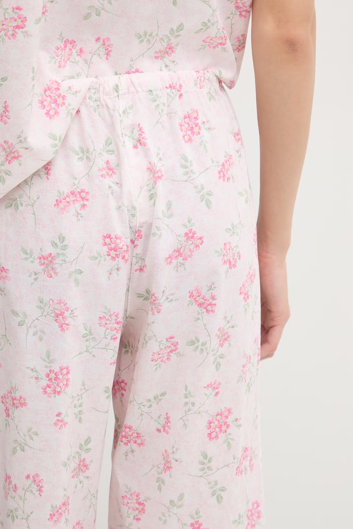 Lauren Ralph Lauren piżama dwuczęściowa damska z bawełną ILN72512