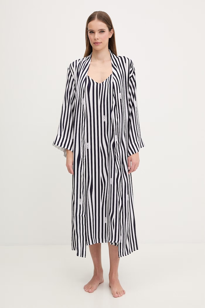 Nočná košeľa Dkny YI40099 tmavomodrá SS26