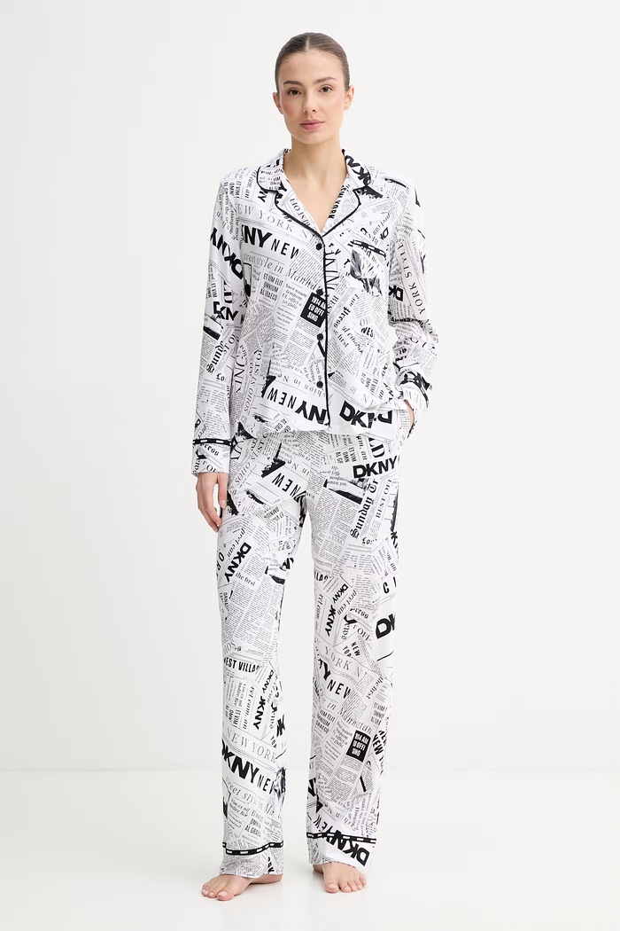 DKNY Πιτζάμα γυναικεία λευκό YI80095