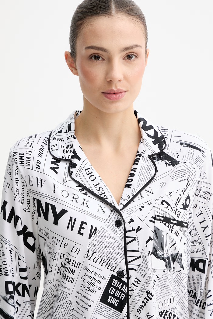 DKNY Πιτζάμα γυναικεία YI80095 λευκό