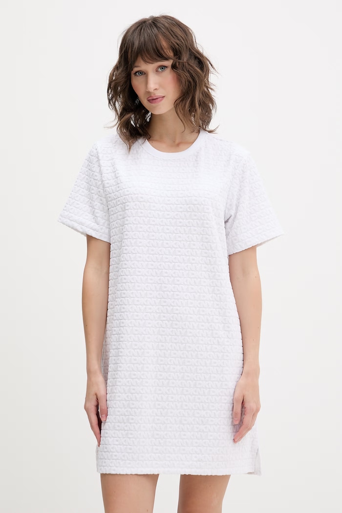 DKNY cămașă de pijama pentru femei alb YI30117