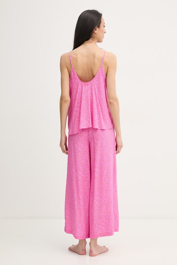 Îmbrăcăminte DKNY pijama din două piese pentru femei, din vâscoză YI70113 roz