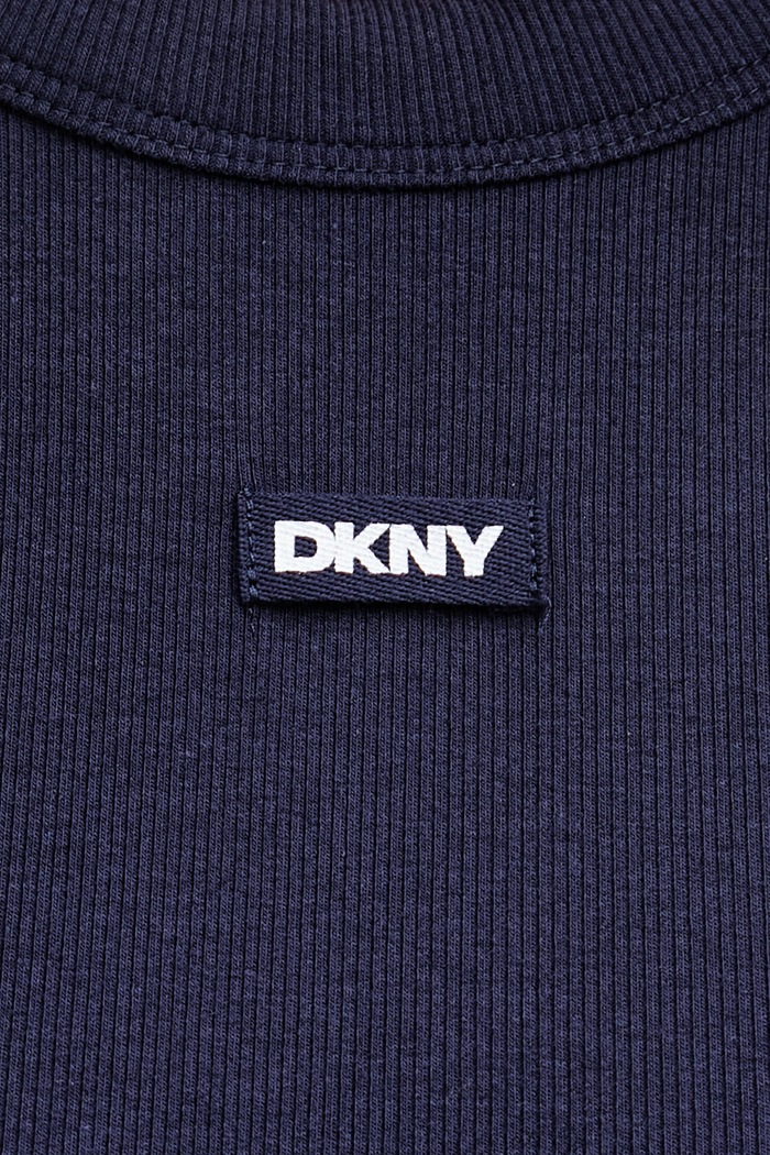 DKNY dvojdielne pyžamo dámske s viskózou YI90112 tmavomodrá