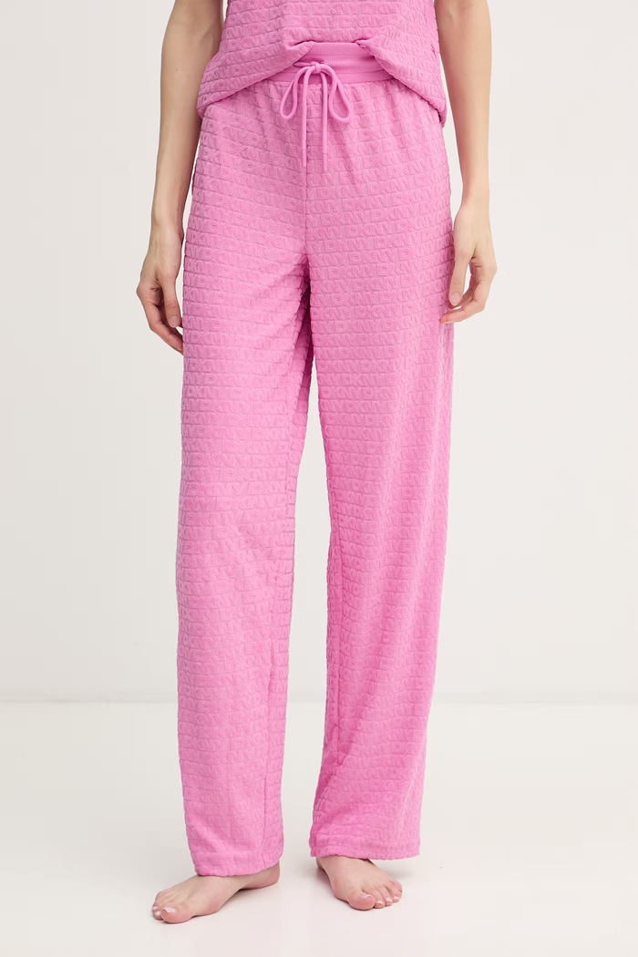 DKNY pijama din două piese pentru femei roz YI90117